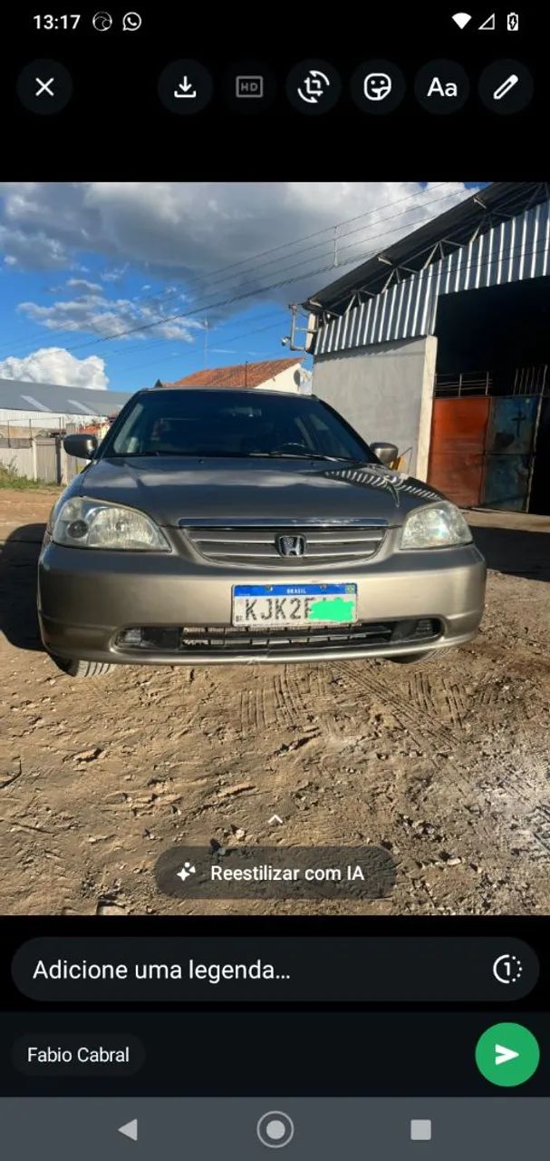 Honda Civic Sedan Lx/lxl 1.7 16V 115cv Aut. 4P 2002