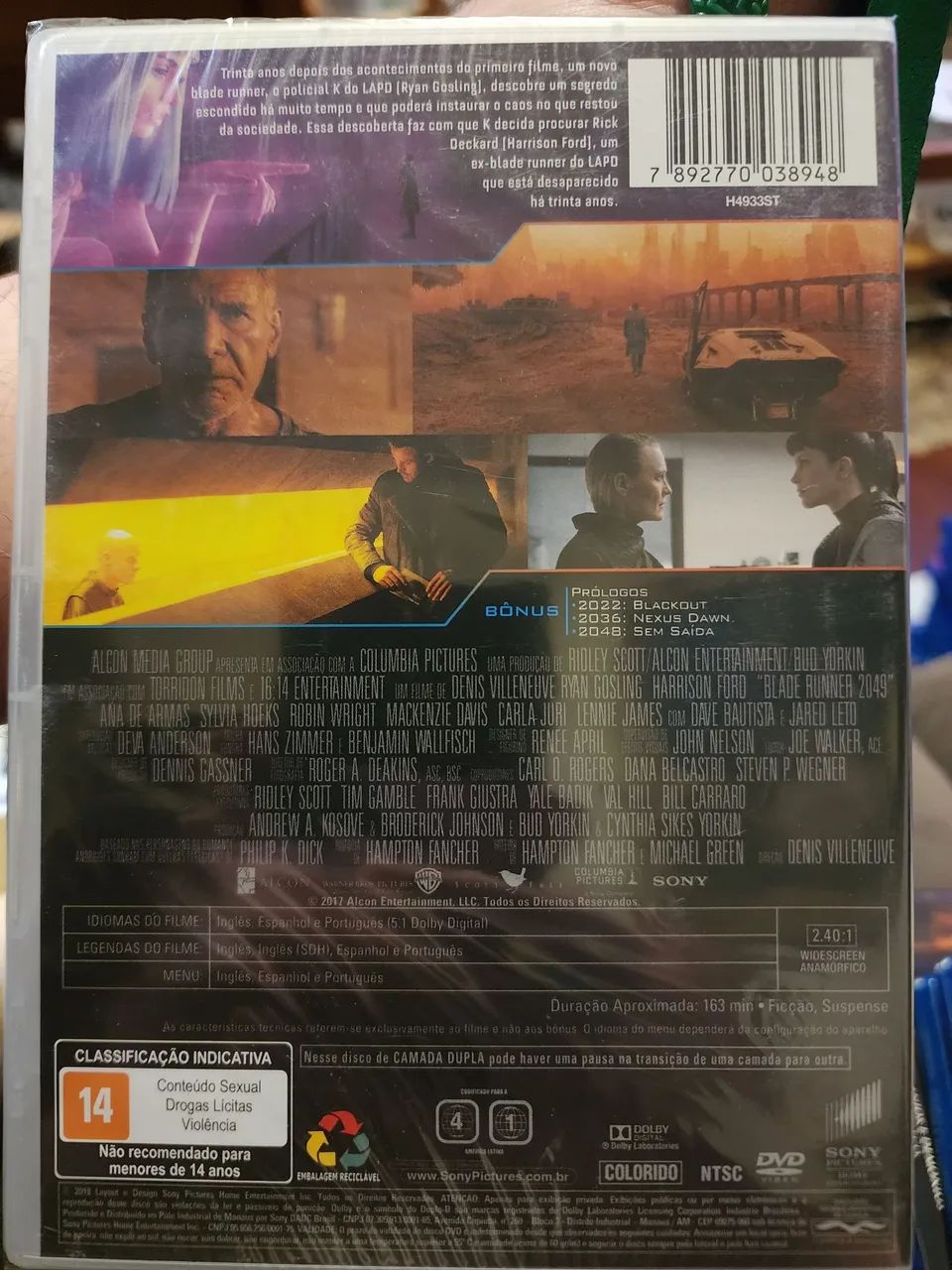 DVD Blade Runner 2049 Denis Villeneuve LACRADO  - Foto 2