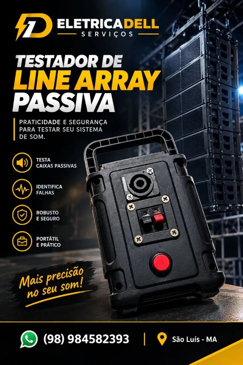 Testador de caixas e lines passiva - Foto 2