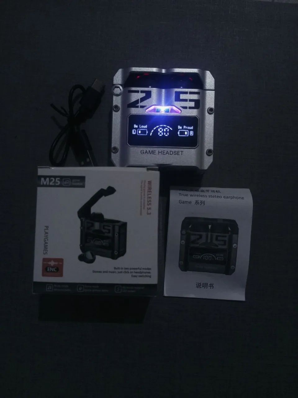Fone de ouvido sem fio bluetooth TWS M25 - Foto 5