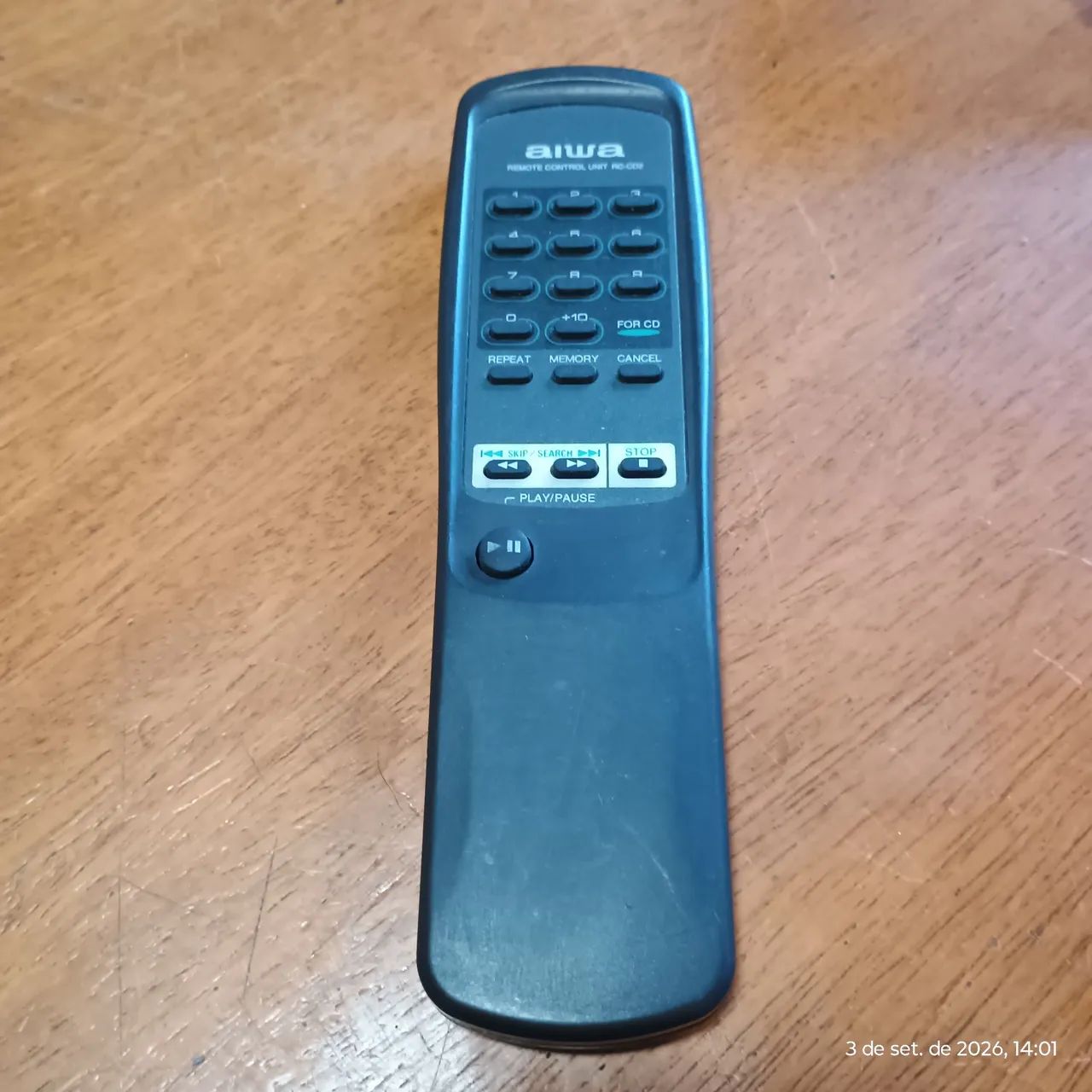 Controle remoto Cd Player Aiwa RC-CD2  - Foto 4