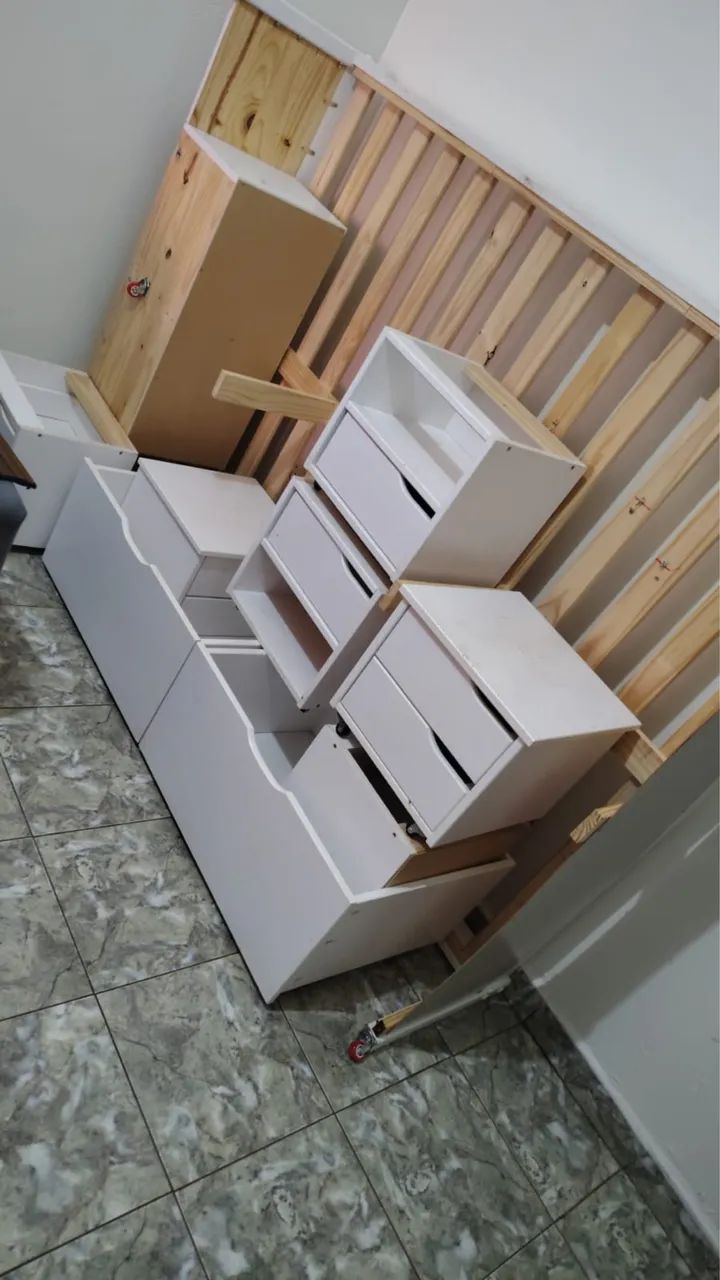 Cama casal com gaveteiros  - Foto 2