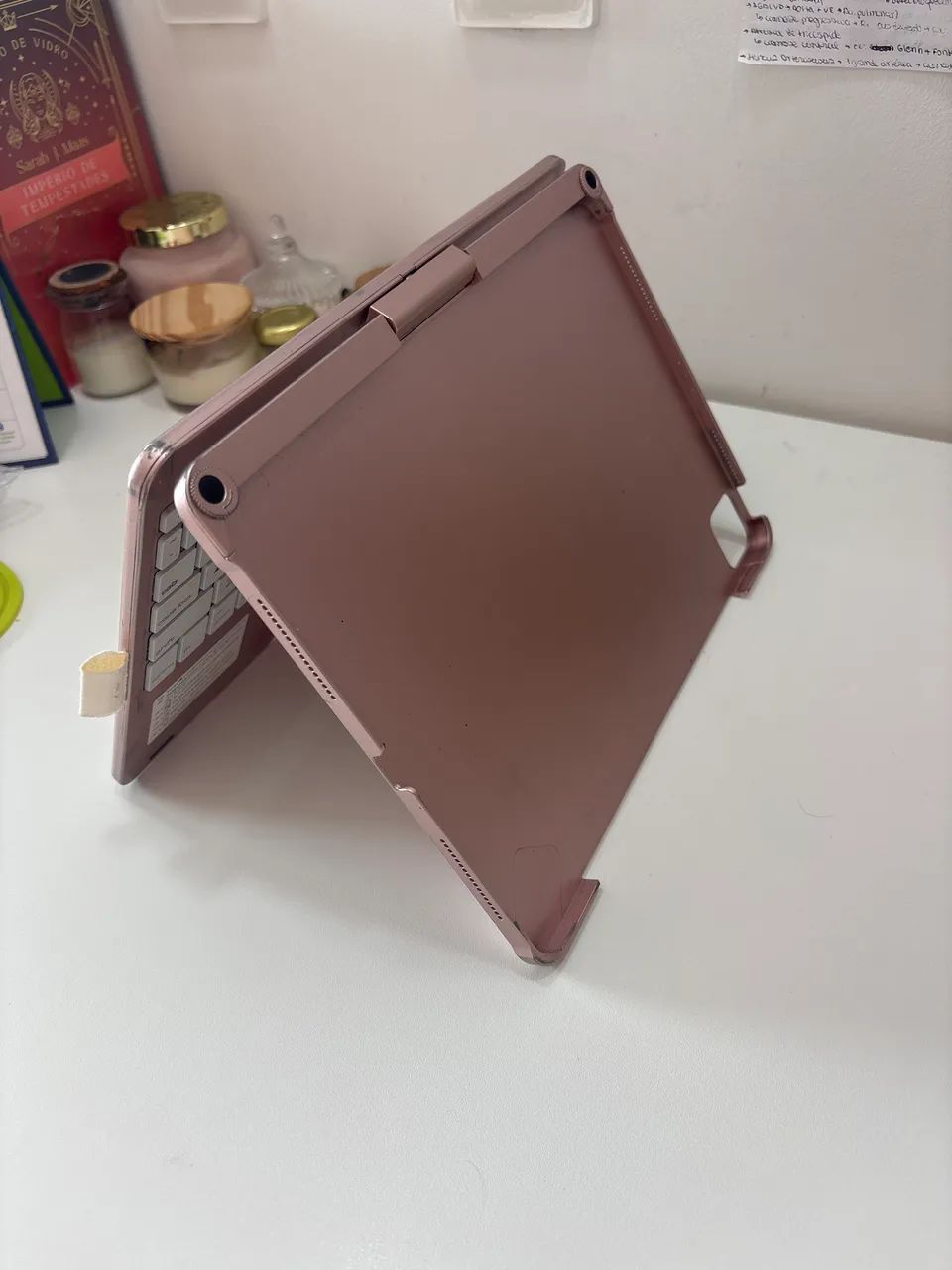 Edaiser capa giratória com teclado para IPad Air 4th - Foto 3