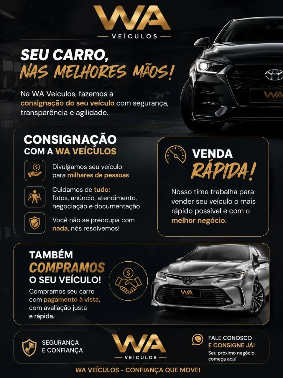VENDEMOS E COMPRAMOS SEU CARRO 