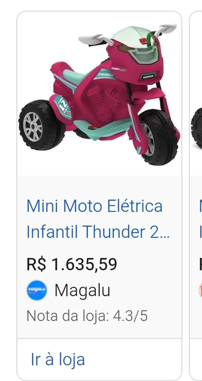 Moto elétrica infantil  - Foto 3