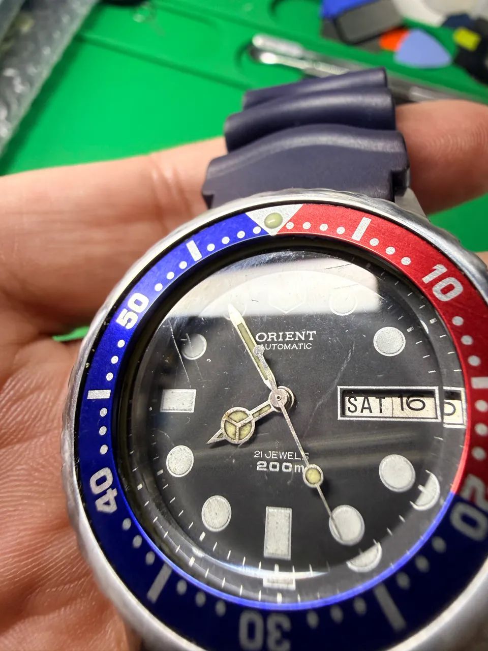 Relógio orient scuba Pepsi  - Foto 5