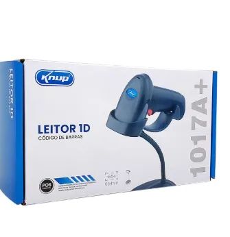 Leitor De Codigo De Barras Com Suporte Knup Kp-1017a - Foto 4
