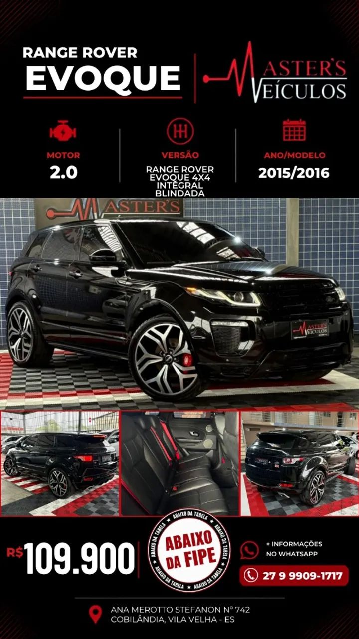 Land Rover Range Rover Evoque SI4 SE Dynamic 2.0 Aut. 2016