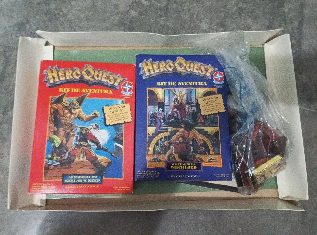 HeroQuest Estrela (Anos 90) Completo + 2 Expansões - Foto 2
