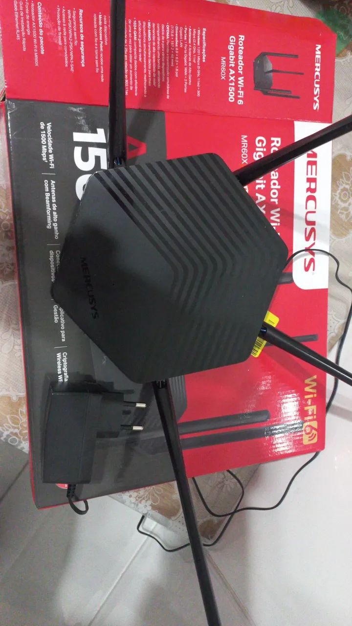 Roteador Mercusys - Wi-Fi 6 - Gigabit AX 1500 - Foto 3