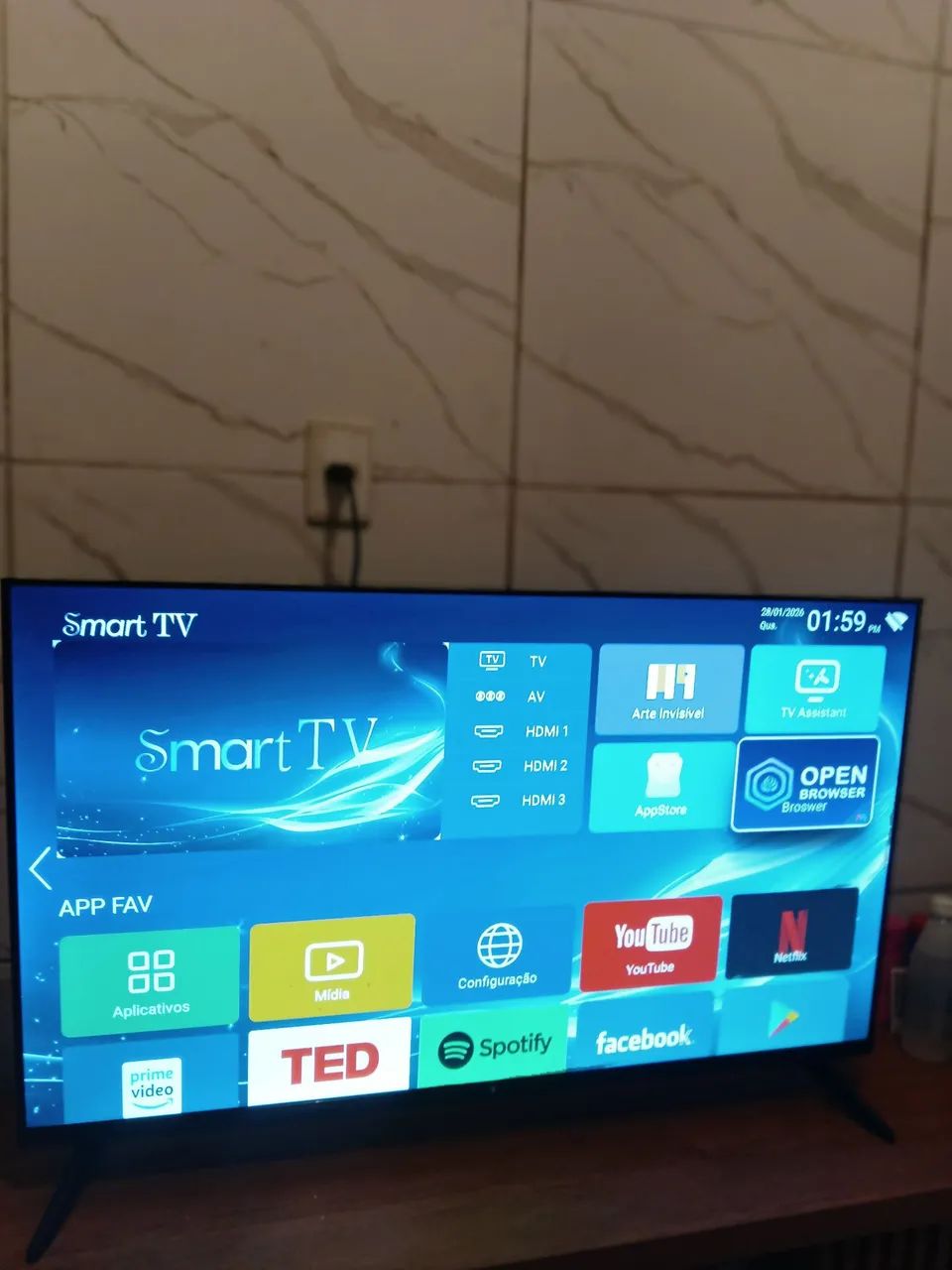 SMART TV 42 5 MESES DE USO  - Foto 2