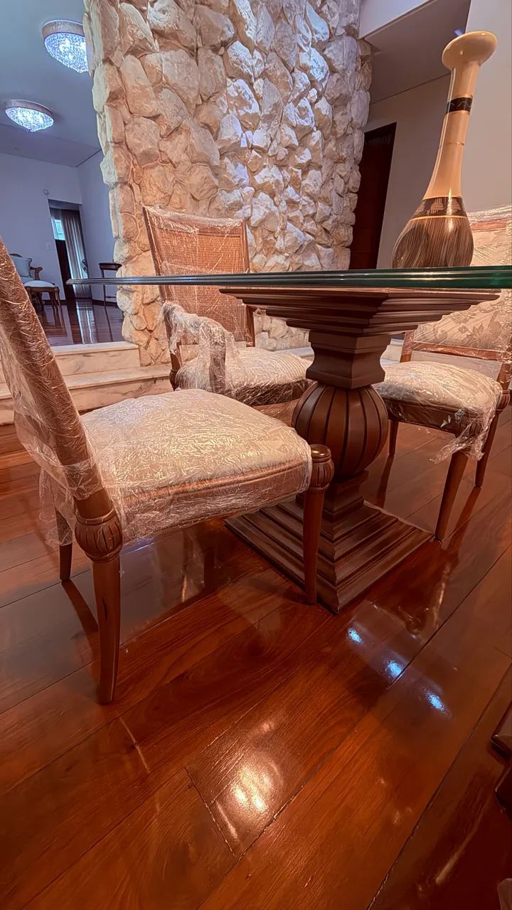 MESA DE JANTAR PARMA IMPÉRIO COM APARADOR  - Foto 4