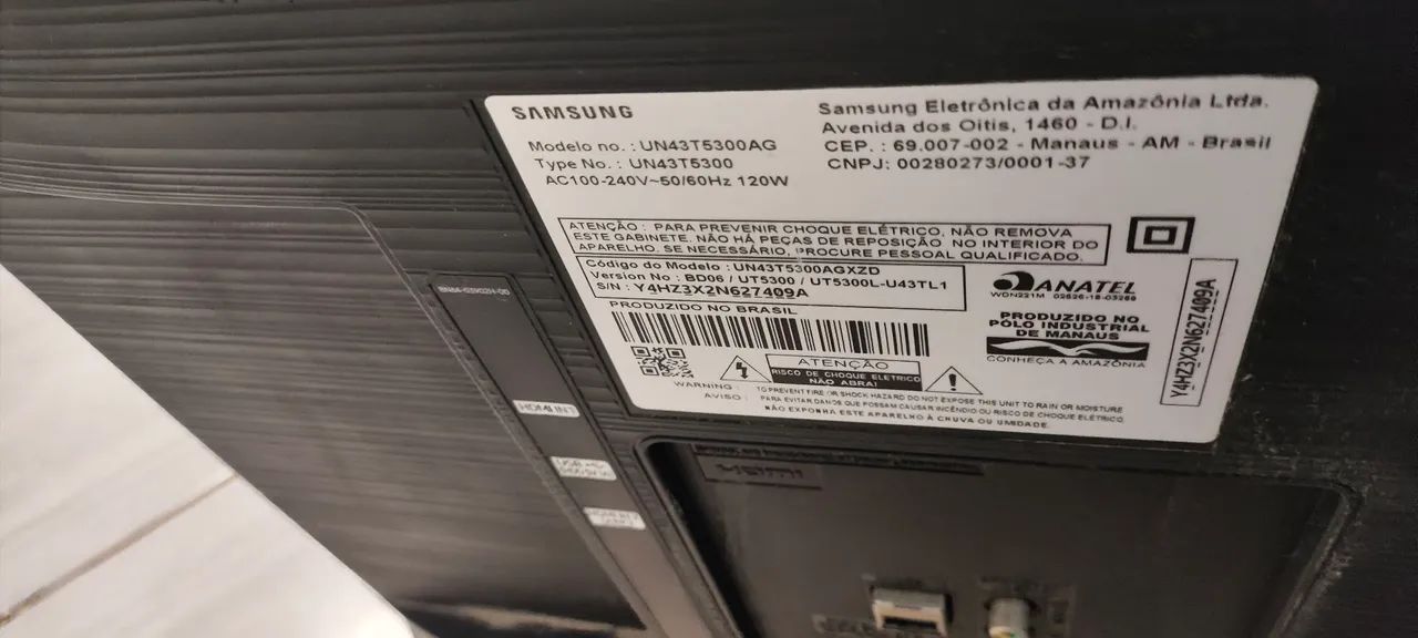 Smart tv Samsung 43 polegadas tzem - Foto 4