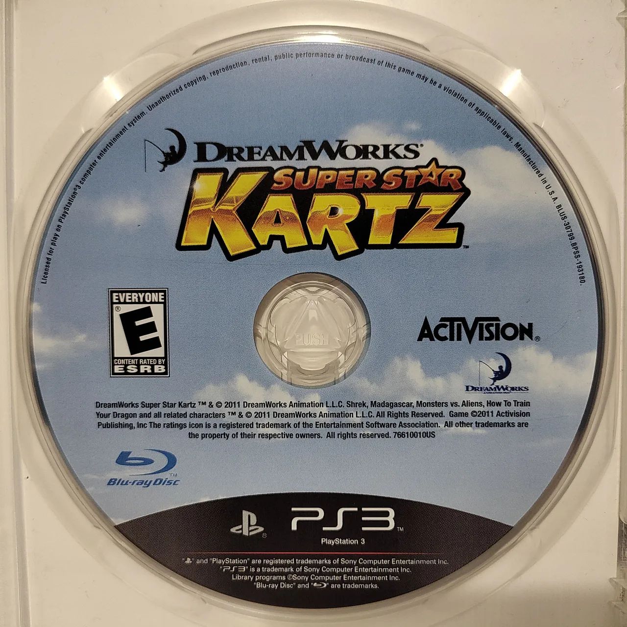 Jogo Dreamworks Super Star Kartz PS3 Original Americano Completo