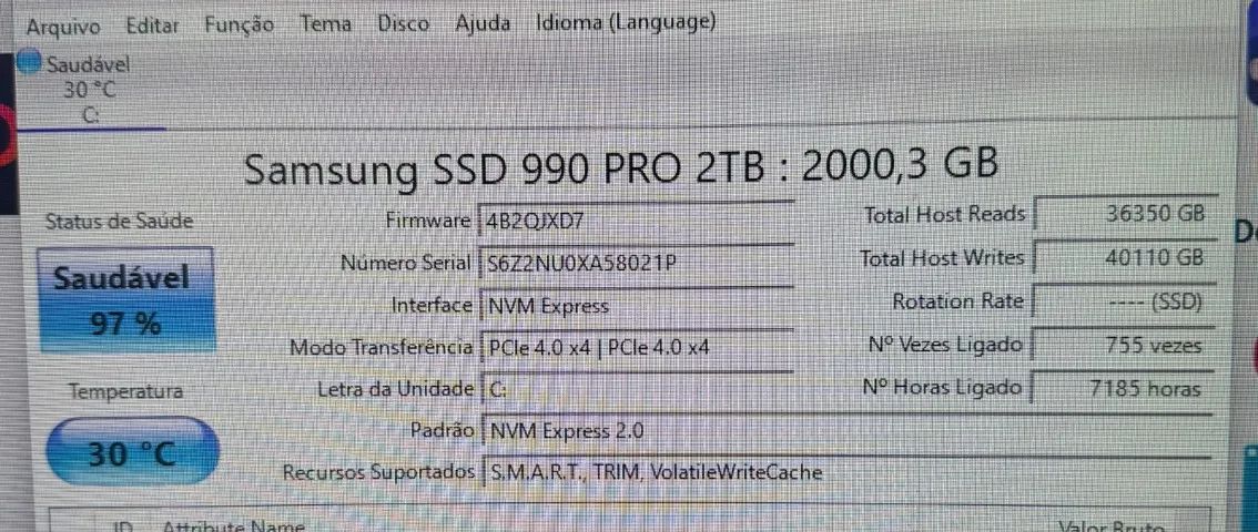 Ssd Samsung 990 Pro 2tb Estudo Troca - Foto 4