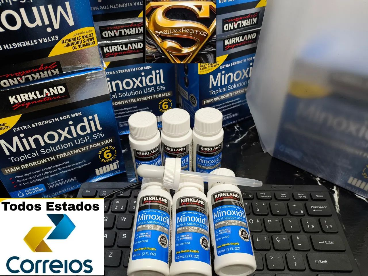 Barba, cabelo e sombrancelhas 