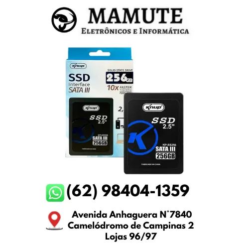 SSD 256GB 2,5" SATA III Knup KP-SS256 para PC e Notebook