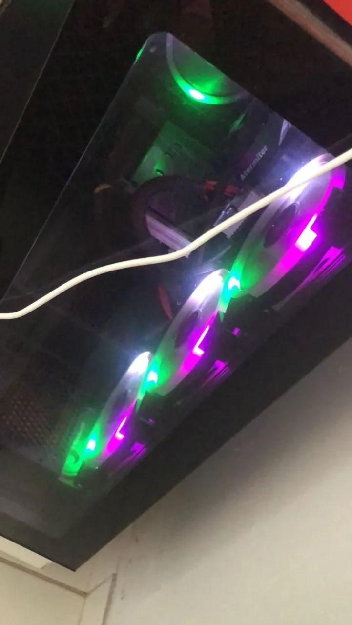  PC Gamer i7 + GTX 1660 Ti 6GB | 16GB RAM | Gabinete Aquário RGB Lindao - Foto 5