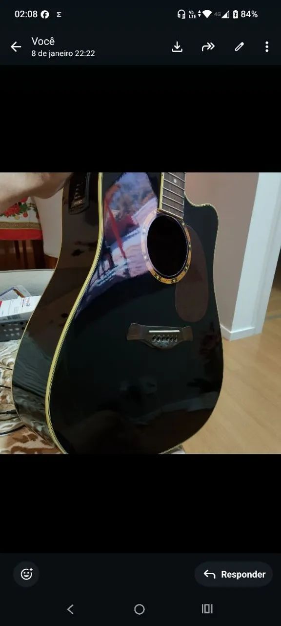 Violão condor elétrico pre artec  - Foto 4