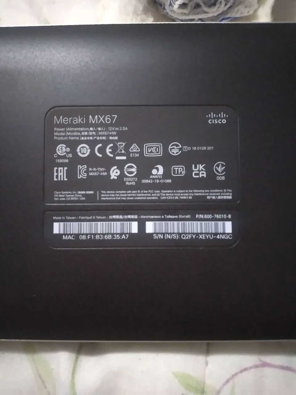 Roteador cisco mx67 - Foto 2