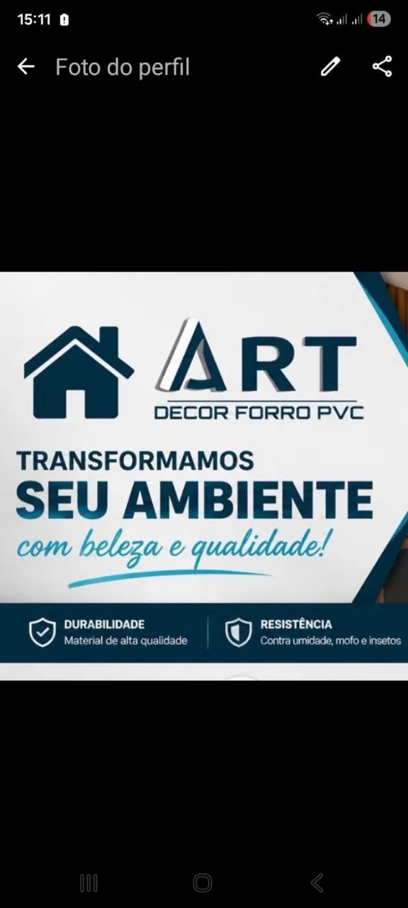 Forro de PVC 