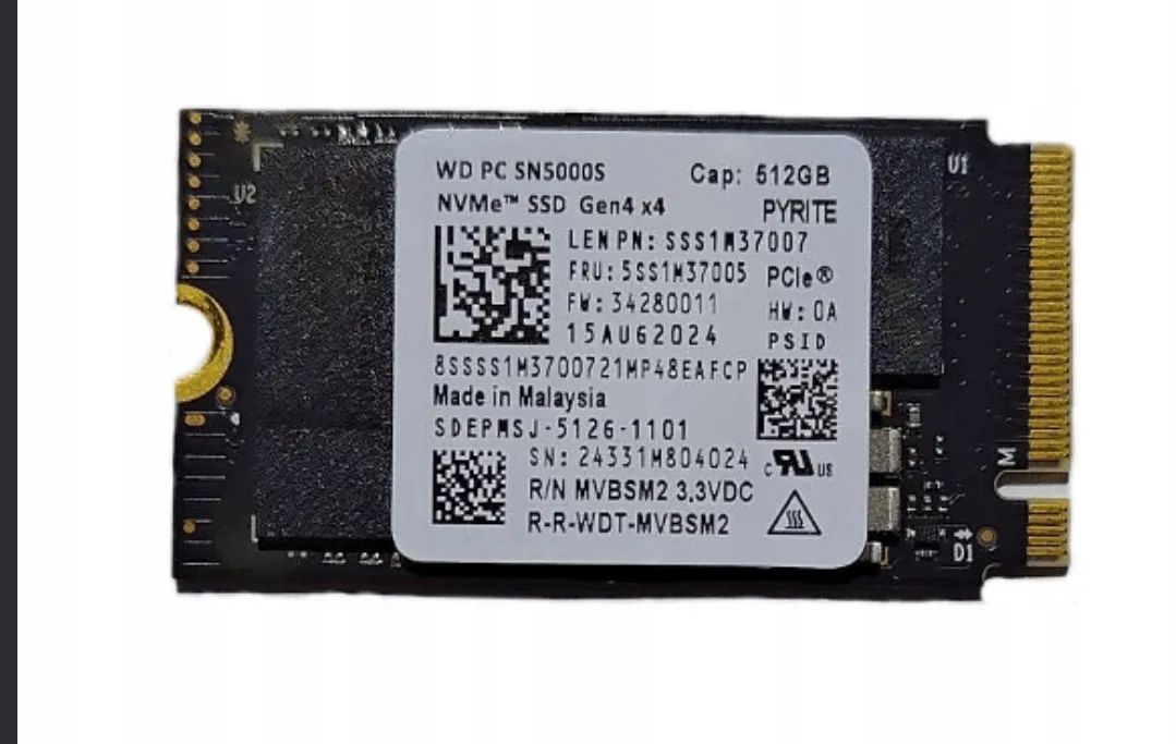 SSD WD 512gb - Nvme