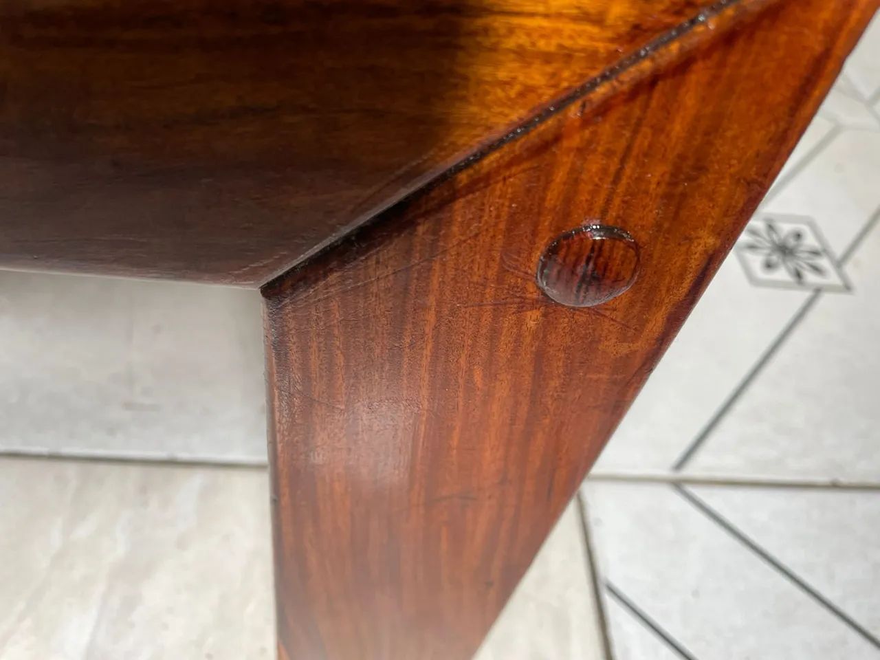 Mesa de centro em Jacarandá Design anos 60 - Foto 4