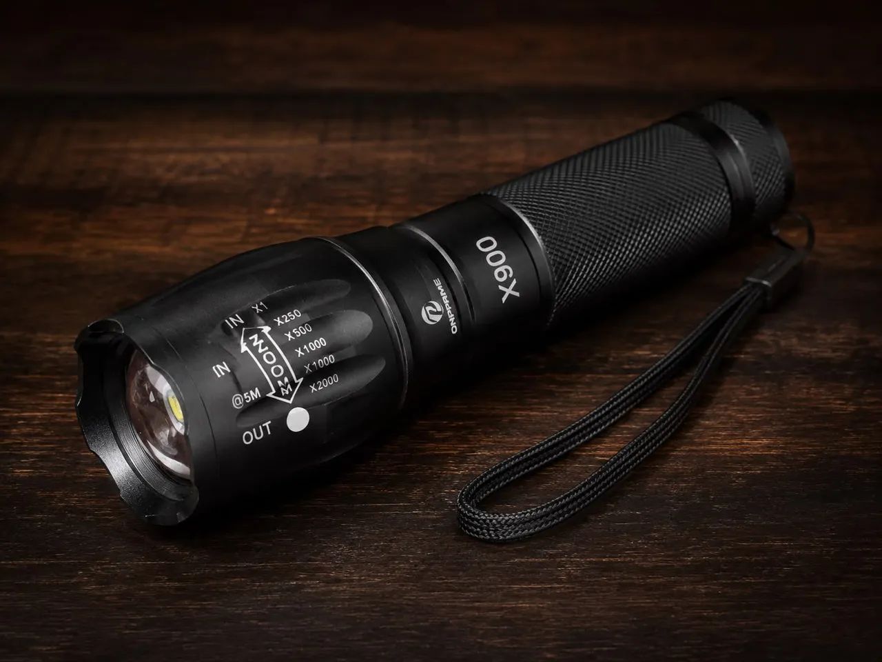 Lanterna Tática X900 Recarregável com Zoom e Kit Completo - Foto 3