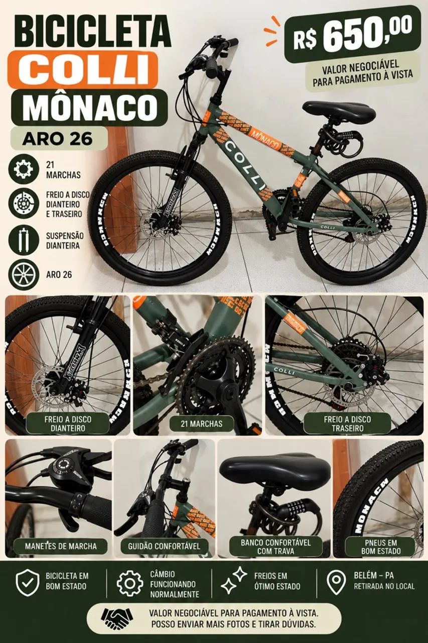 Bicicleta em bom estado
