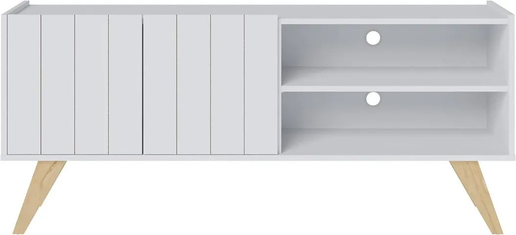 Rack Branco Estilo Retrô