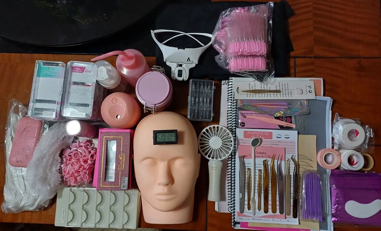 Kit de Extensão de Cílios (Lash Designer) - Treino e Atendimento