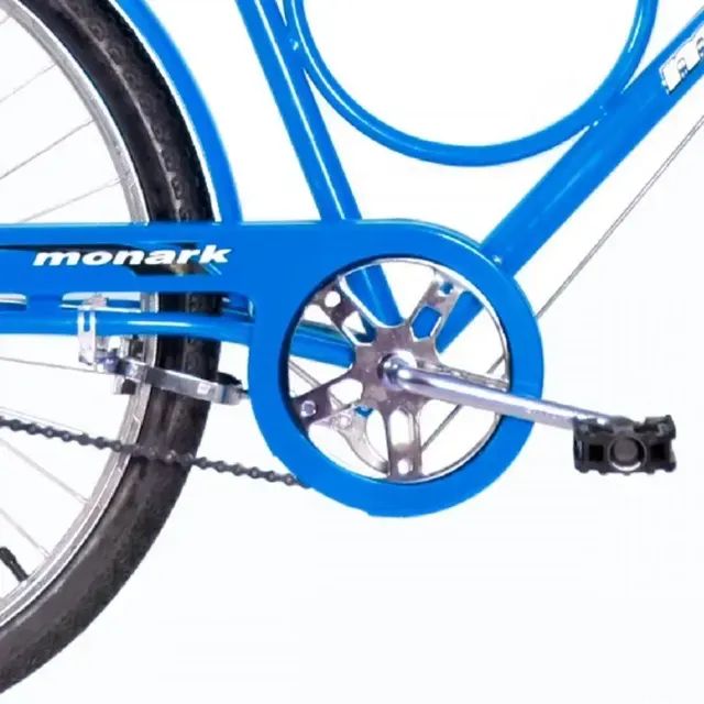 Bicicleta Aro 26 Monark Barra Circular Freio Varão - Azul - Foto 4