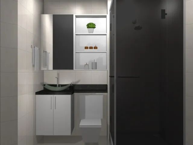 Banheiro Planejado - 100% MDF