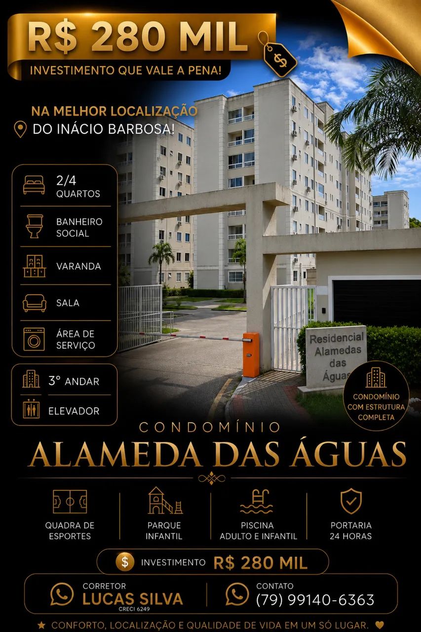 Oportunidade no Alameda das águas (L)