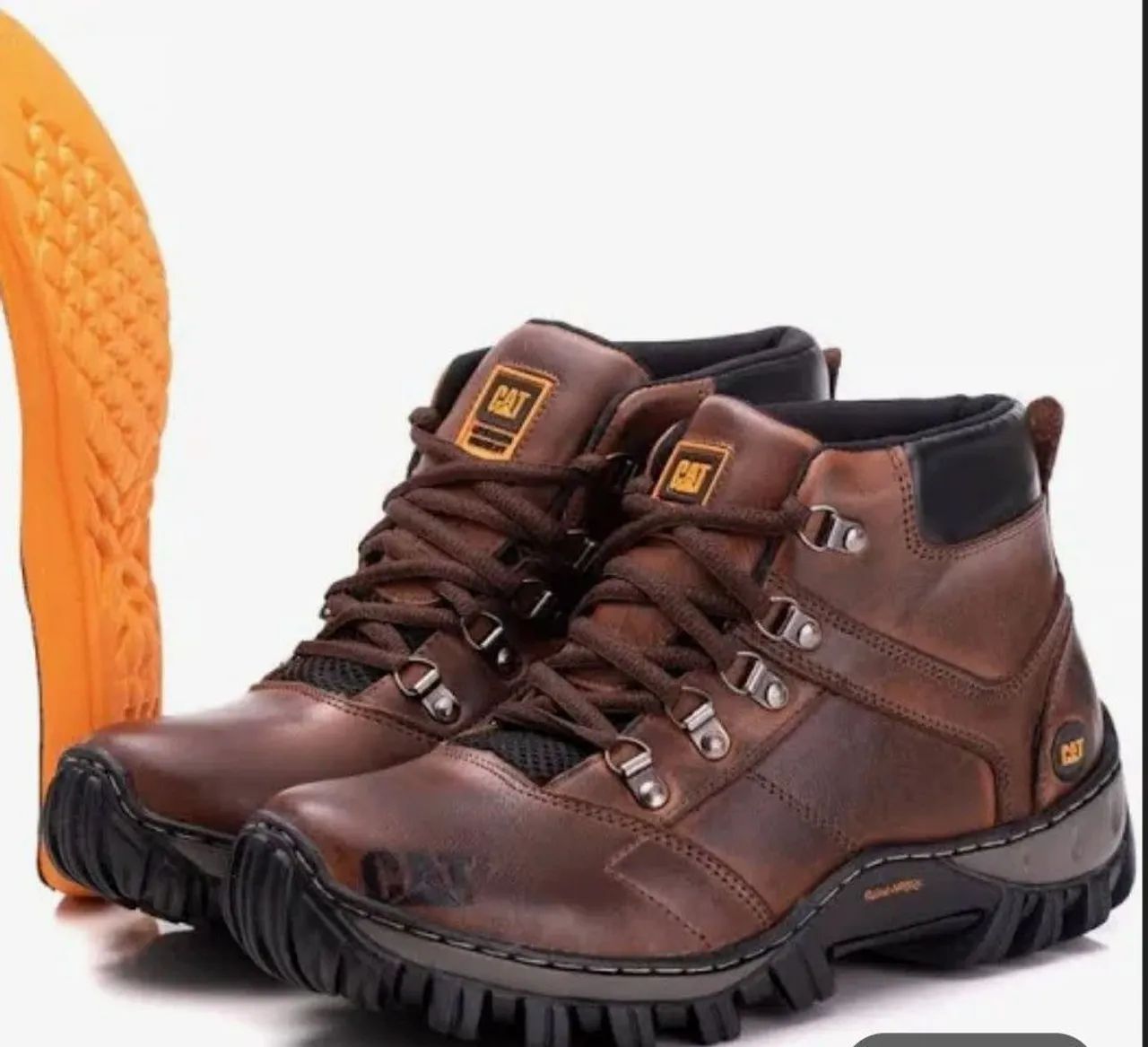 BOTAS CATERPILLAR  COURO LEGÍTIMO  - Foto 2