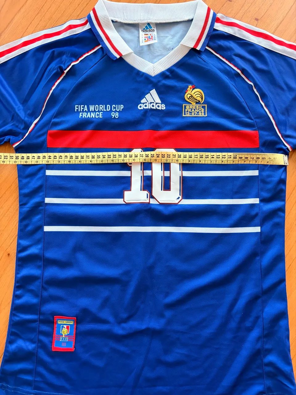 Camisa Zidane França Copa 1998 - Foto 5
