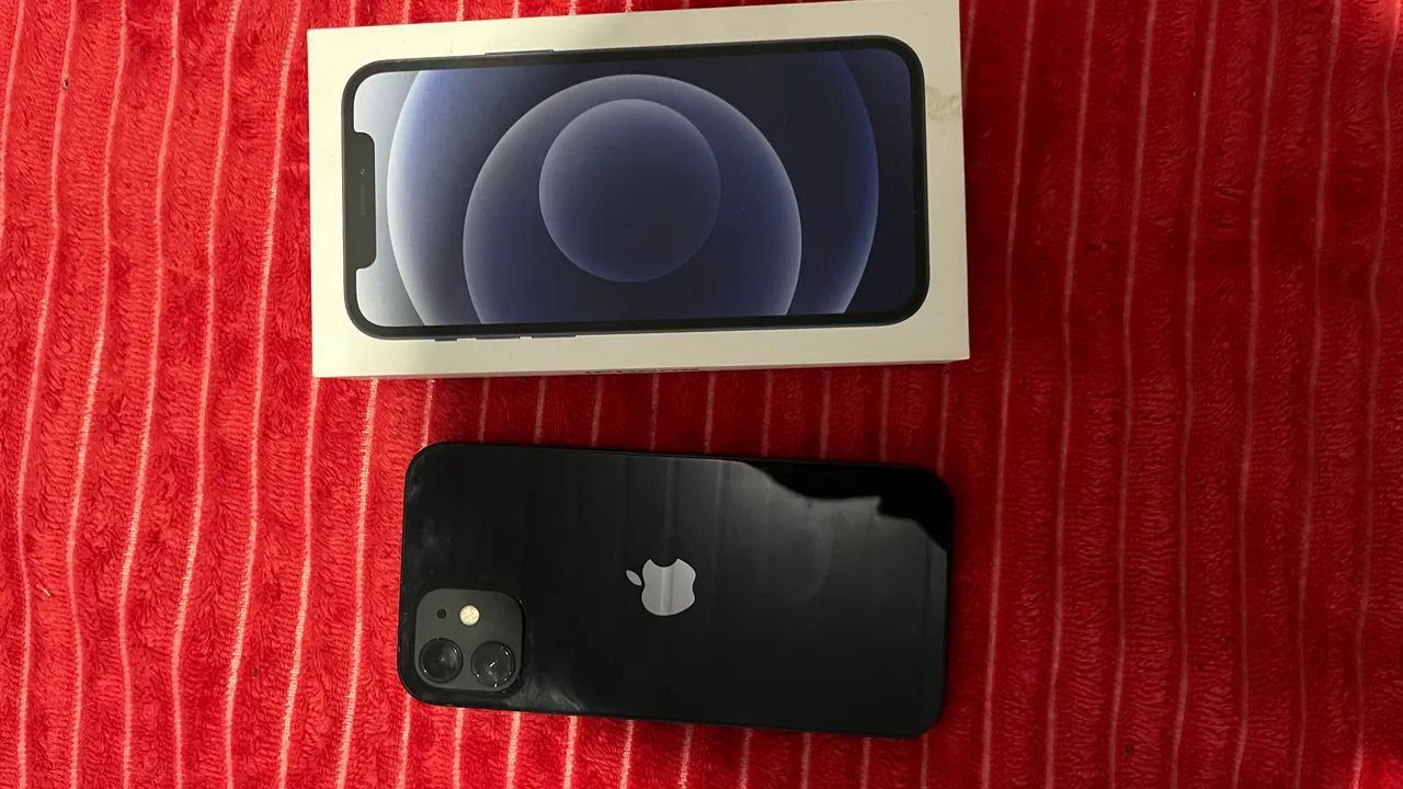 iPhone 12 256G nunca aberto, todo original..BEM CONSERVADO