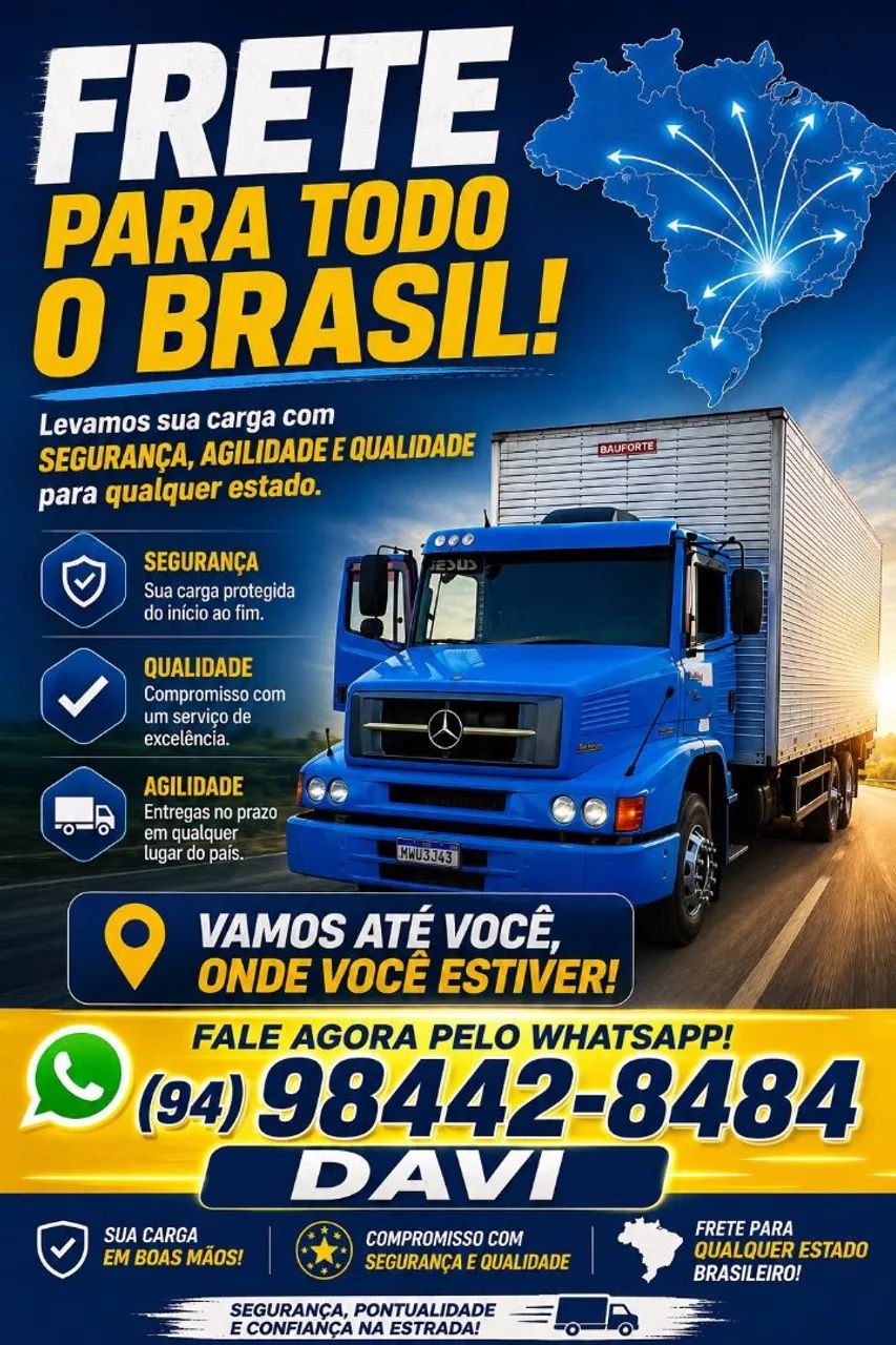 frete e mudanças 