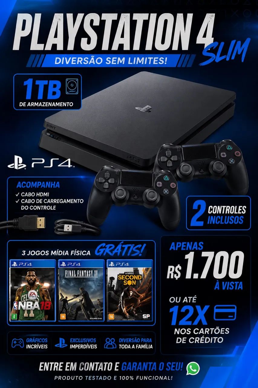 VENDO PS4 1T 