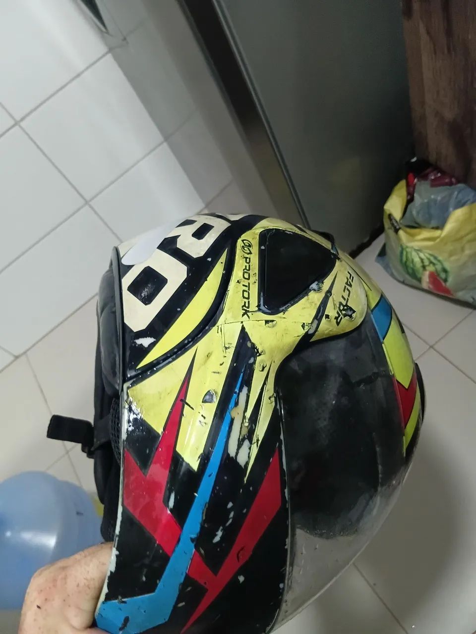  2 dois Capacete usado 