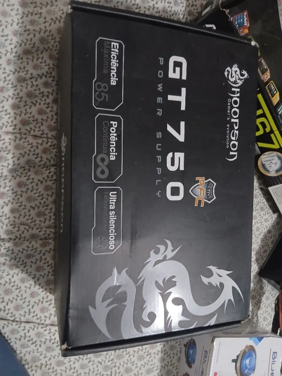 Fonte gt 750 mais placa mae  - Foto 2