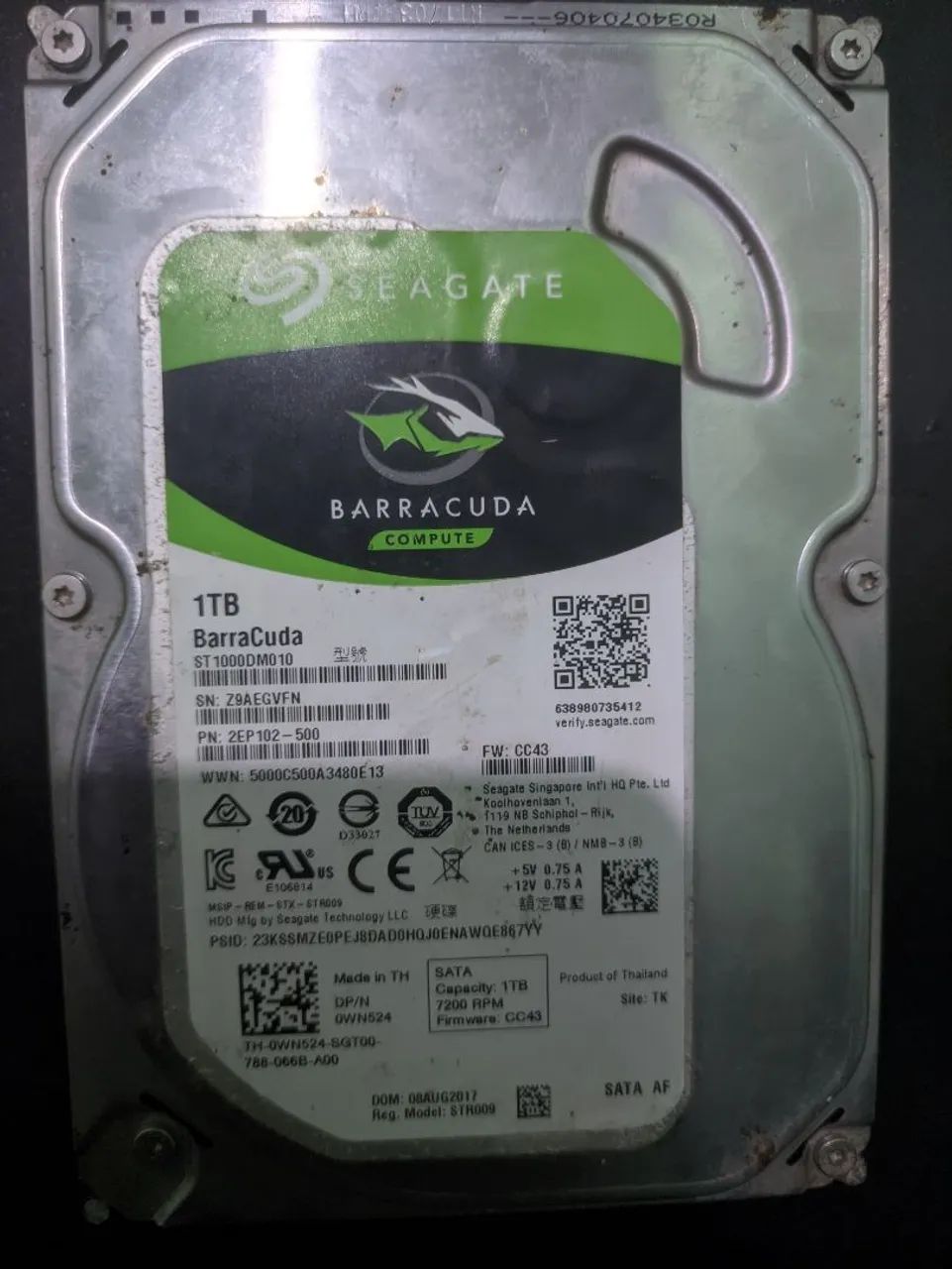  HD 1TB + SSD 128GB - Ótimos para PC ou upgrade
