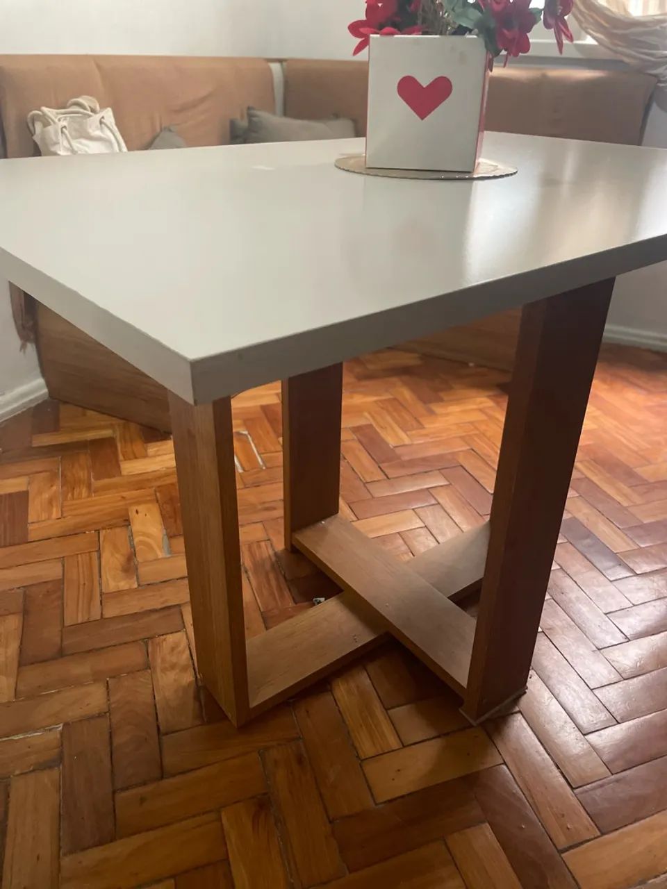 Canto Alemão com baú + mesa + 2 cadeiras*  - Foto 3