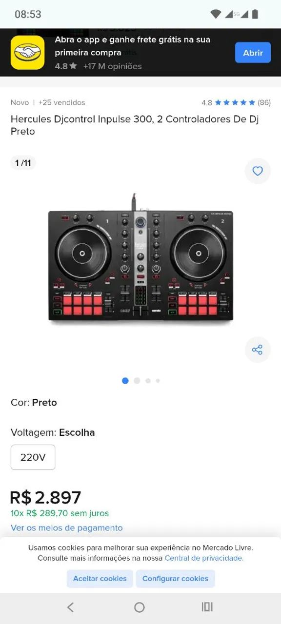 Controladora DJ Hércules 300 - Foto 4