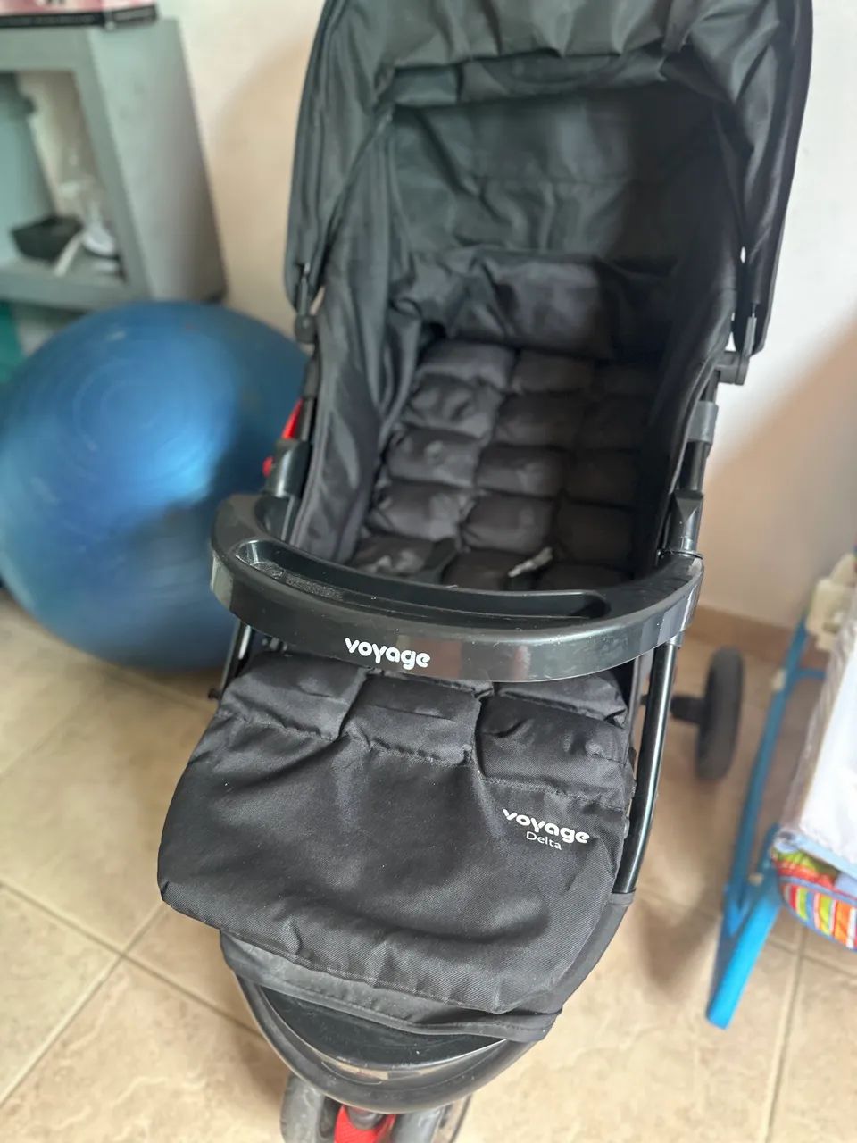 Carrinho de Bebê Voyage Delta 3 Rodas - Ótimo Estado - Foto 4