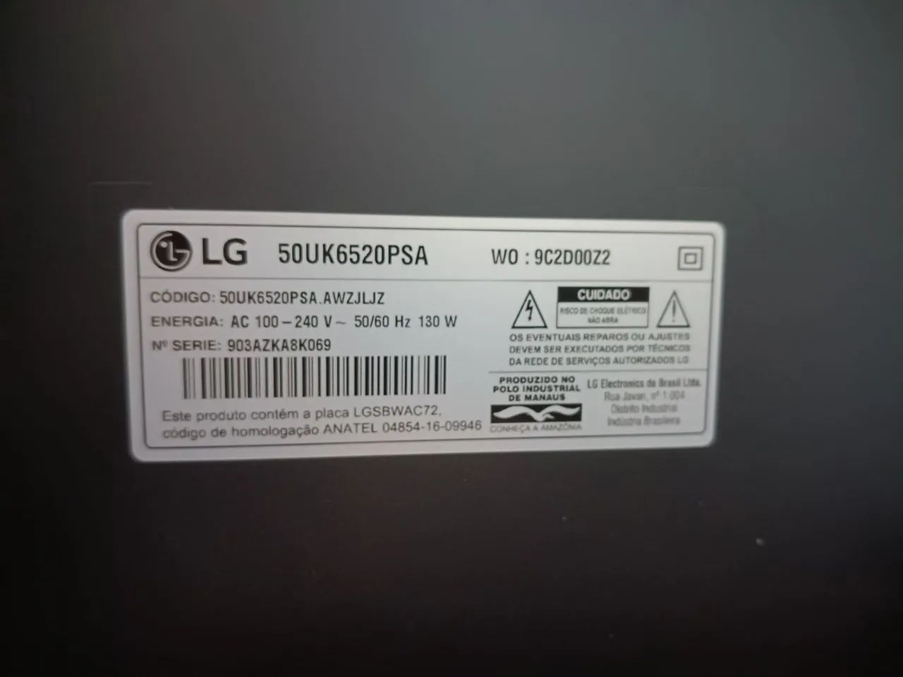 Smartv LG 50 polegadas  - Foto 2