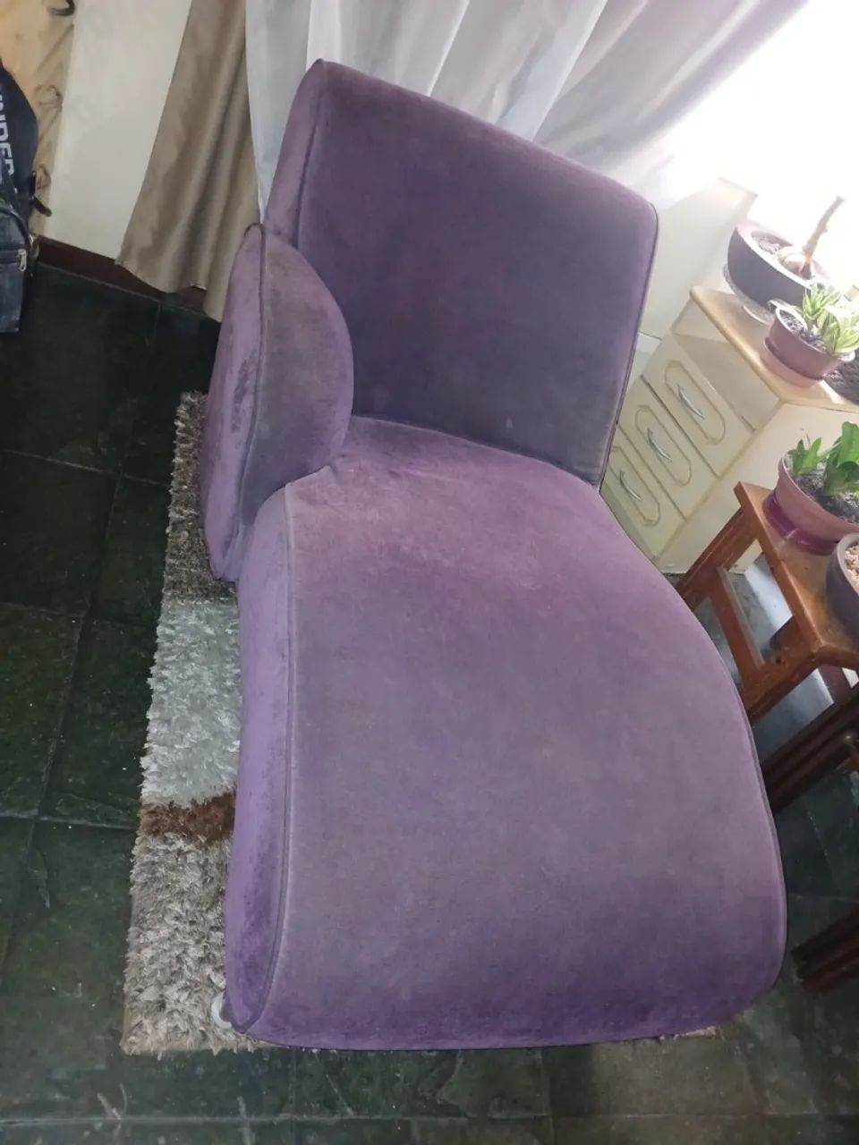 Chaise Longue / Divã Roxo  - Foto 2