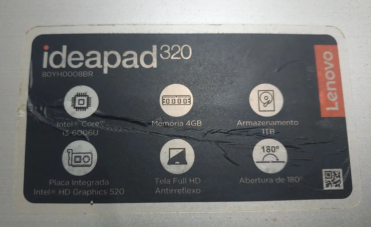 Notebook Lenovo Ideapad 320 8GB de RAM HD 1TB windows 11 - Foto 3