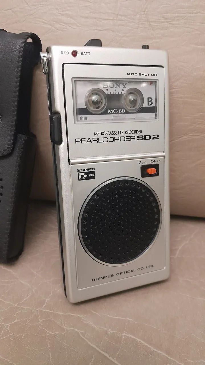 Antigo microcassette japonês funcionando perfeito.  - Foto 5