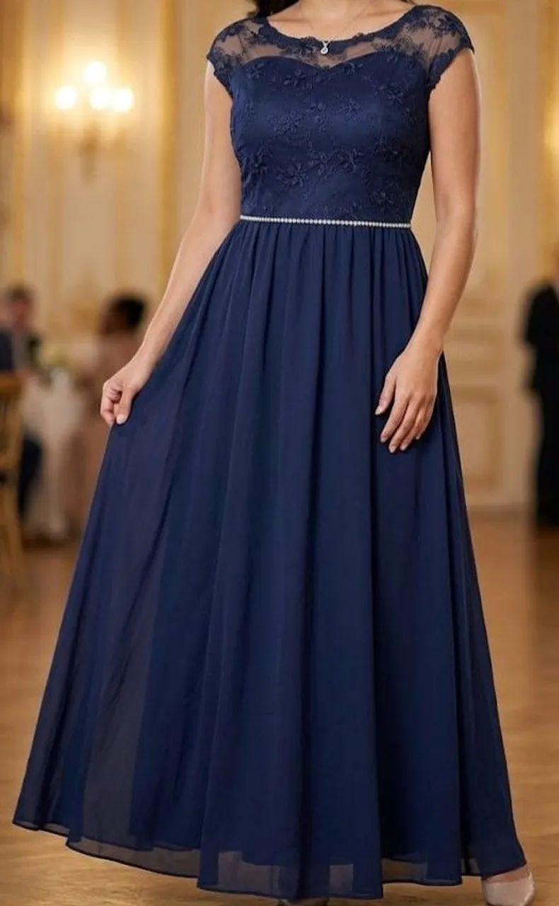 Vestido de festa Azul 